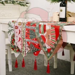 Aesthetic Embroidered Table Runner in Texas